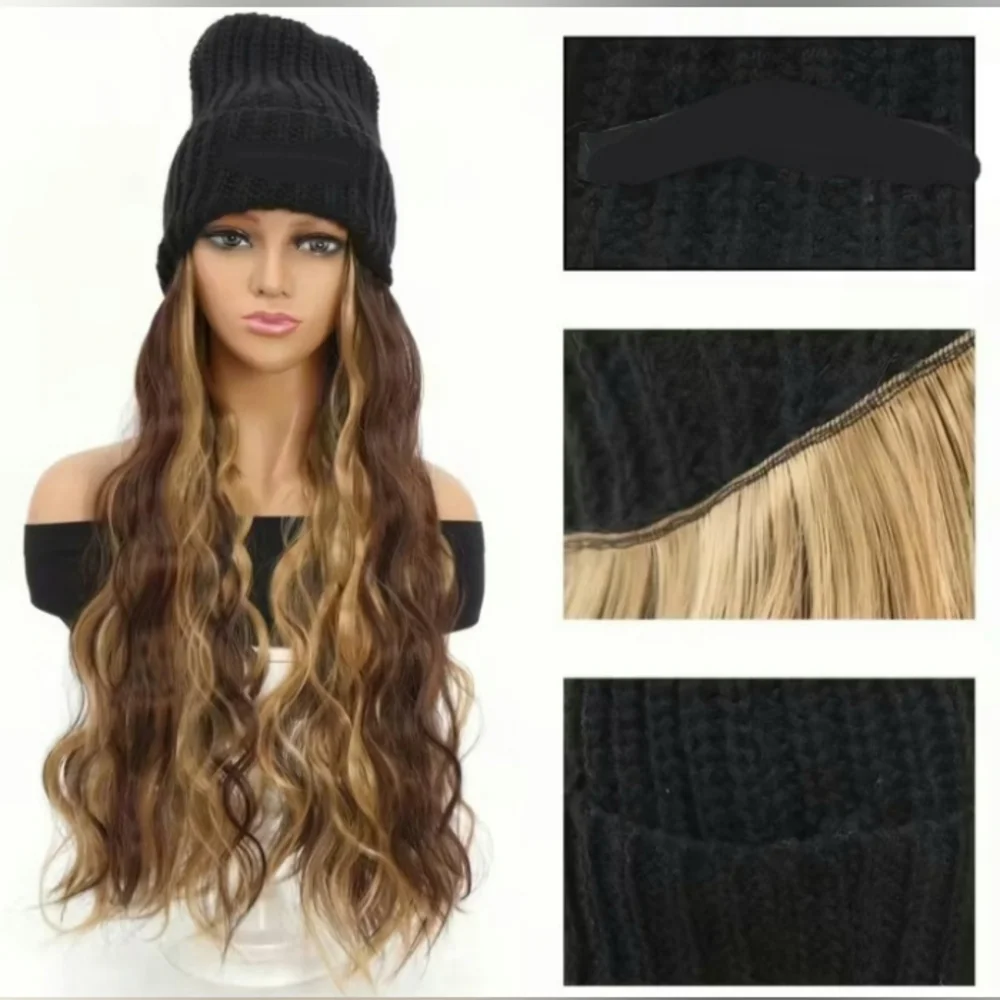 Beanie Hat Wig - Picture 5 of 5